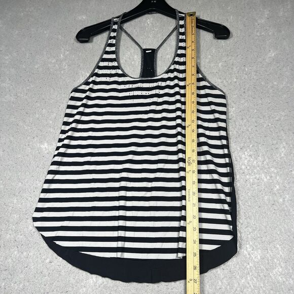 Lululemon Tank Top Womens Size 6 Water Bound Singlet Apex Stripe Printed Dune - Picture 7 of 11